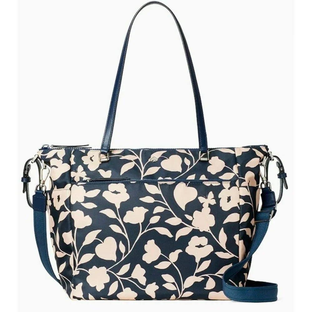 G Kate Spade Jae Garden Vine Nylon Baby Bag Diaper Large WKRU7024NWT $349 Retail